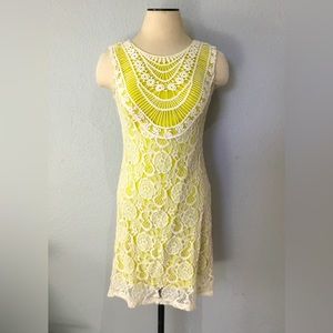 Xhilaration White Lace Dress, Size XS